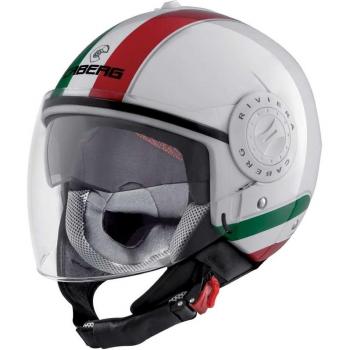 Caberg Riviera V2 + Diva – Casco Jet, color blanco y lila