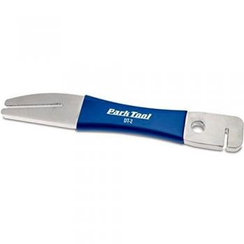 Park Tool Bremsscheibenrichtwerkzeug DT-2 Rotor Truing Fork - Rotor de freno para bicicletas, color azul