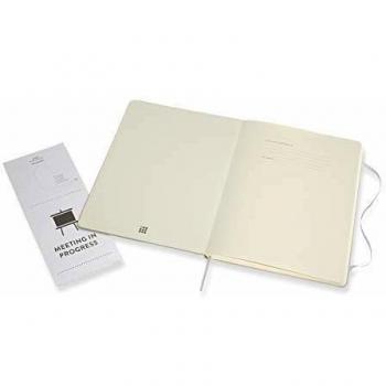 Moleskine - Pro Notebook, Professional Notebook Ideal for Office & Work - Hard Cover and Elastic Closure - Size Extra Large 19 x 25 - Colour Pearl Grey, 192 Pages