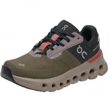 On Running On Cloudrunner 2 Waterproof Women's Running Shoes Olive/Mahogany