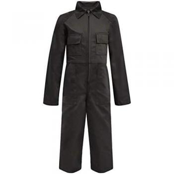 vidaXL Mono Infantil Niños con Bolsillos/Cremalleras Tallas 110/116 Color Gris