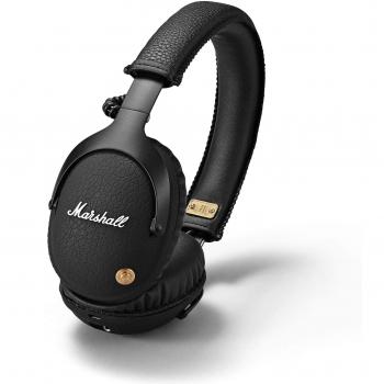 Marshall Monitor Bluetooth - Auriculares APTX, tecnología bluetooth, con más de 30 horas de tiempo de reproducción, Negro
