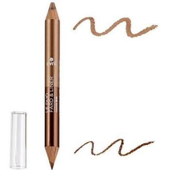Avril orgánico certificado 2 en 1 Delineador de sombra de ojos y bronce Cuivre Dore), color beige
