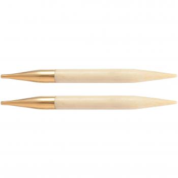 Knit Pro 22410 – Agujas de Bambú, Natural, 12 x 0,8 x 0,8 cm
