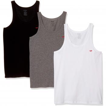 Diesel UMTK-JOHNNYTHREEPACK, Camiseta sin Mangas para Hombre, Multicolor
