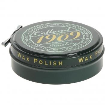 Collonil 1909 Wax Polish, Producto de reparación de Zapatos para Hombre, Marrón Oscuro, 75 ML