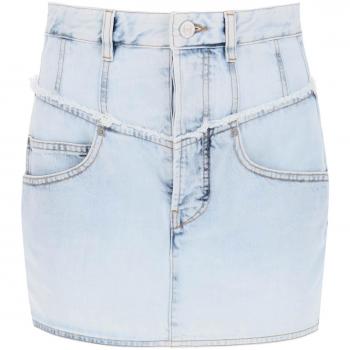 Isabel Marant Narjis Denim Mini Skirt - Size 38 Blue