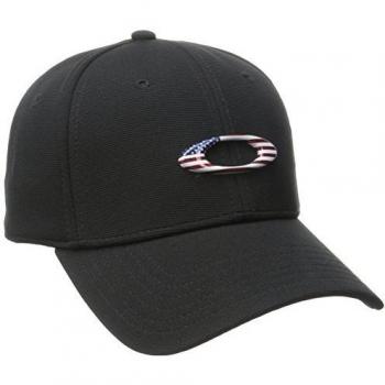 Oakley TINCAN CAP Black/American Flag - L/XL