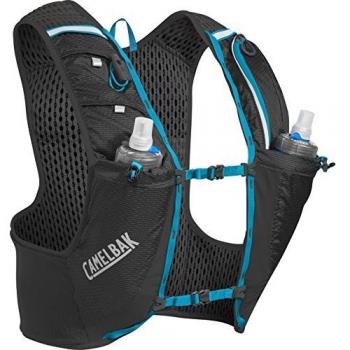 CAMELBAK Ultra Pro Mochila de Hidratación, Hombre, Negro/Azul
