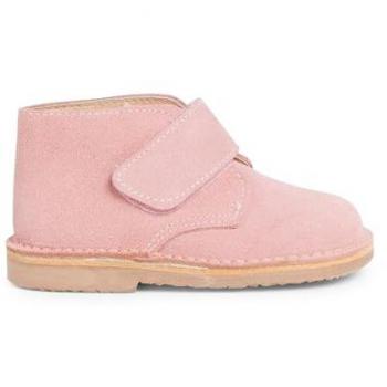 Botas de Bebé Niño Safari con Tira Adherente Color Rosa Talla 31