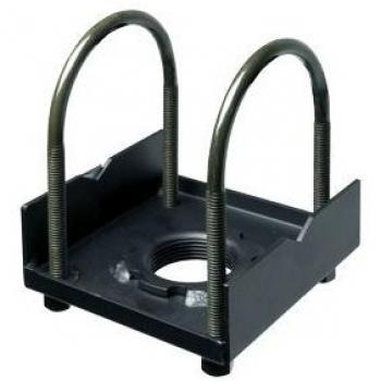 Peerless ACC557 Truss Ceiling Adapter for 1.5” NPT Threaded Poles - Black