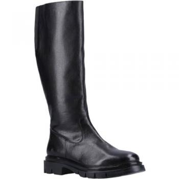 Hush Puppies Rowan Women's Knee-High Leather Boots - Black