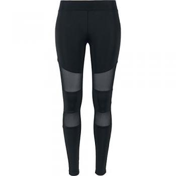 Urban Classics Women's Tech Mesh Leggings - XS to 5XL - Black