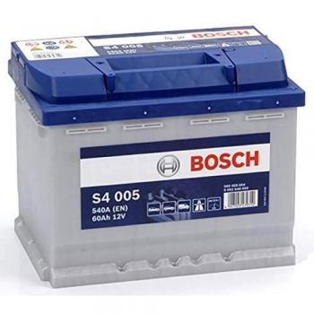 Bosch S4005 Batería de coche 60A/h 540A tecnología de plomo-ácido para vehículos sin sistema Start y Stop