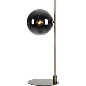 Lámpara de Mesa Globo Dione Metal Envejecido 1 Bombilla 62,5cm Luz Antiguo Humo