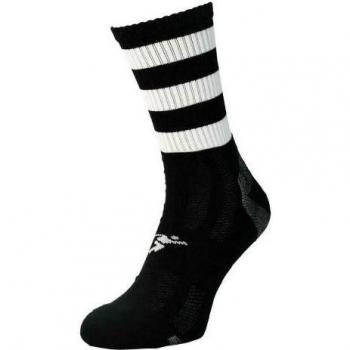 Calcetines de fútbol profesionales unisex con aros de precisión para adultos 7 UK-11 UK azul royal/blanco