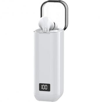Auricular Inalámbrico Bluetooth V5.0 Mono con Micrófono de Cancelación de Ruido y 4.5 Horas de Tiempo de Música