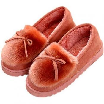 Mujer Zapatillas de Estar Invierno casa Cerradas Calienta con Comodidad Pantuflas