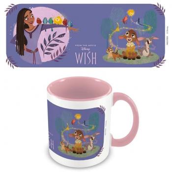 Taza cerámica Animales Wish interior rosa 315 ml