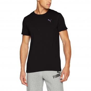 Puma nightcat evoknit S/S Tee – Camiseta, Otoño-invierno, hombre, color puma black, tamaño extra-large