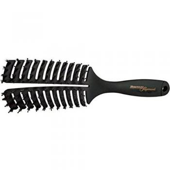 Cepillo Desenredante Curvado Flexy Shape 9144 con Cerda de Jabalí y Púas de Nailon para Cabello Largo