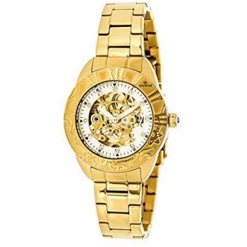 Empress Godiva Women's Automatic Mother-Of-Pearl Gold Bracelet Watch