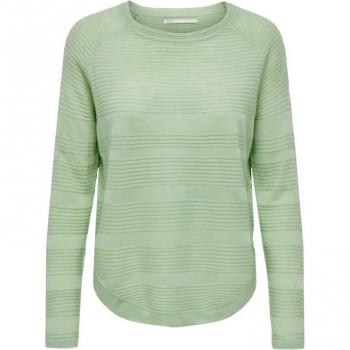 Sudadera Only Jersey Cuello O Caviar Verde Mujer