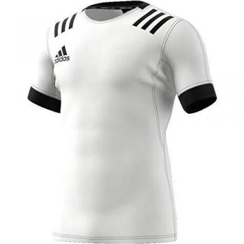 adidas TW 3S JSY F Camiseta, Hombre, Blanco/Negro, L