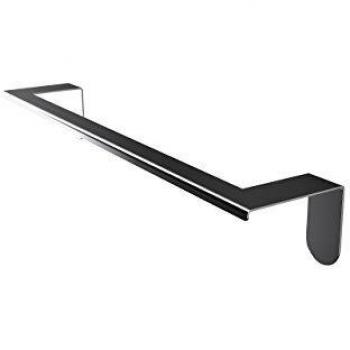 Toallero moderno de acero pulido 55 cm con fijación por tornillos - Capannoli Easy