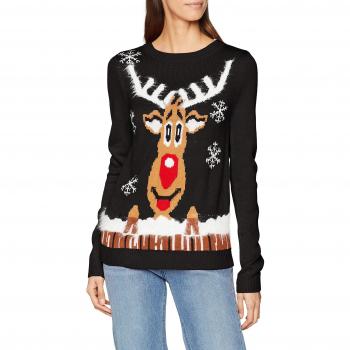 Vero Moda Vmrudolph LS O-Neck Blouse Nvl, suéter para Mujer,