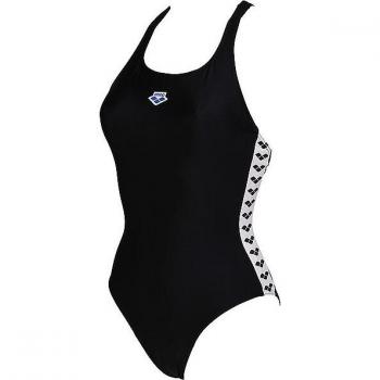 Bañador de Una Pieza para Mujer Arena Icons Racer, Secado Rápido, Tejido Ecológico MaxFit Resistente al Cloro y a la Sal con Protección UV UPF 50+
