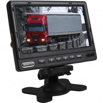 Monitor LCD Yatek 7 para Vehículos con Soporte de Cámaras AHD 1080P