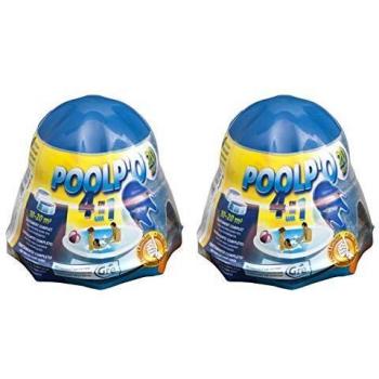 Gre 08013X2 - Pack de dosificador flotante para el mantenimiento del agua de la piscina de 10-20 m3, 1 kg