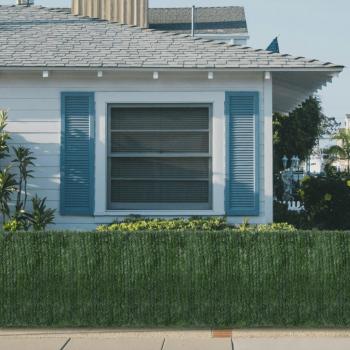 vidaXL Artificial Grass Fence Green 1x10 m