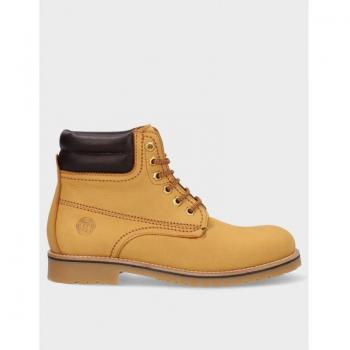 Botas Coronel Tapiocca C2316 para Hombre en Piel Color Mostaza con Cordones Talla 44