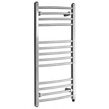 Radiador Toallero Eléctrico Vertical Etna Moderno - Acero Inoxidable Blanco - 600W - 1000 x 500mm