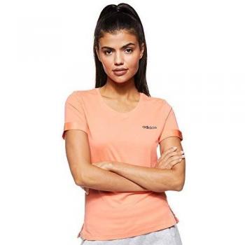 adidas W Mo Cool T Camiseta, Mujer, semcor/Negro, XL