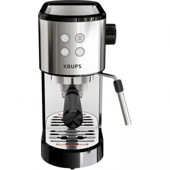 Máquina de Espresso Krups Virtuoso Essential XP441810 con Mousseur a Leche - 15 Bar - Negra