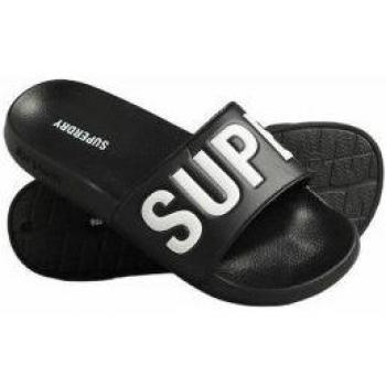 Superdry Women's Core Vegan Pool Slides Black