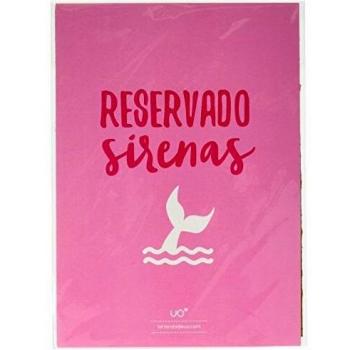 UO ESTUDIO LMRS2 - Lámina infantilReservado Sirenas, color rosa