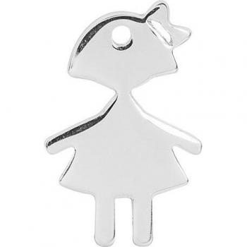 Colgante Luxenter Girl Rodio - Elegante Diseño de Joyería con Detalles Exclusivos