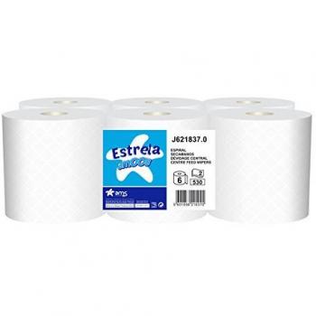 Amoos Rollos de Servilletas de 2 Capas - Paquete de 6 x 1108.17 gr - Total: 6649 gr