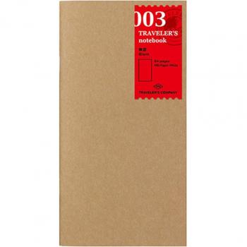 Recambio Cuaderno Liso Traveler's Notebook 003