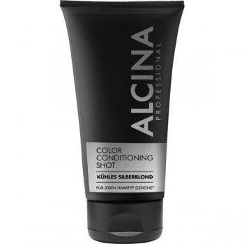 Alcina Color Conditioning Shot Silver Tinted Balm 150 ml for Cold Silver Blonde Hair Enhancement