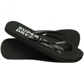 Chanclas Veganas Superdry para Mujer Negros (L) - Planas, Casual, Beachwear 2024
