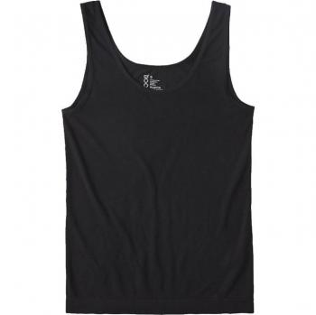 Camiseta top sin mangas negra de bambú - Talla S