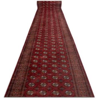 Alfombra de pasillo antideslizante Lotus Buchara 30250 Clásico Rojo - Lavable en lavadora - 80x290 cm