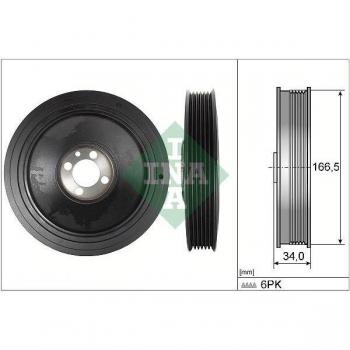 Polea de cigüeñal INA 544 0150 10