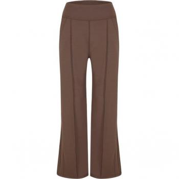 Pantalones de Yoga Born Living Yoga Lua Marrón para Mujer