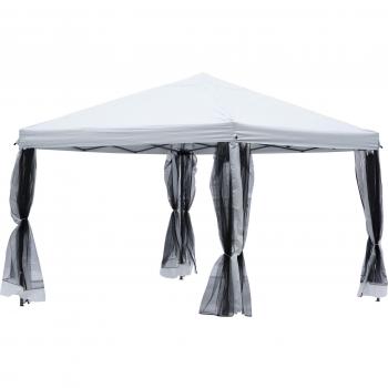 Carpa Plegable Outsunny 3x3m con Paredes de Mosquitera